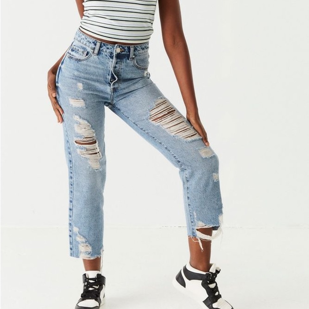 Urban Planet Distressed Blue Jeans